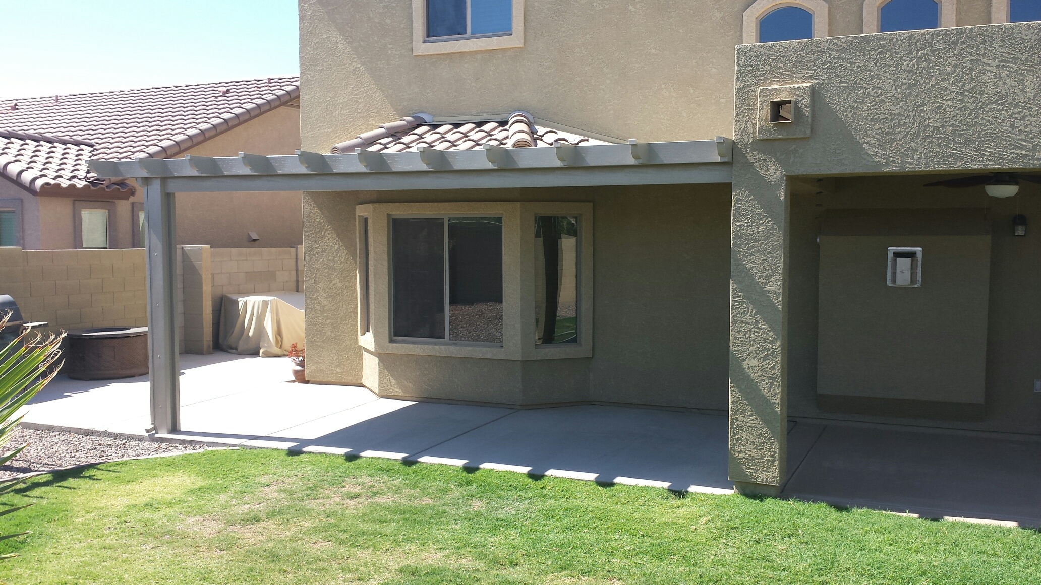 Alumawood Solid Patio Cover in Mesa, Arizona
