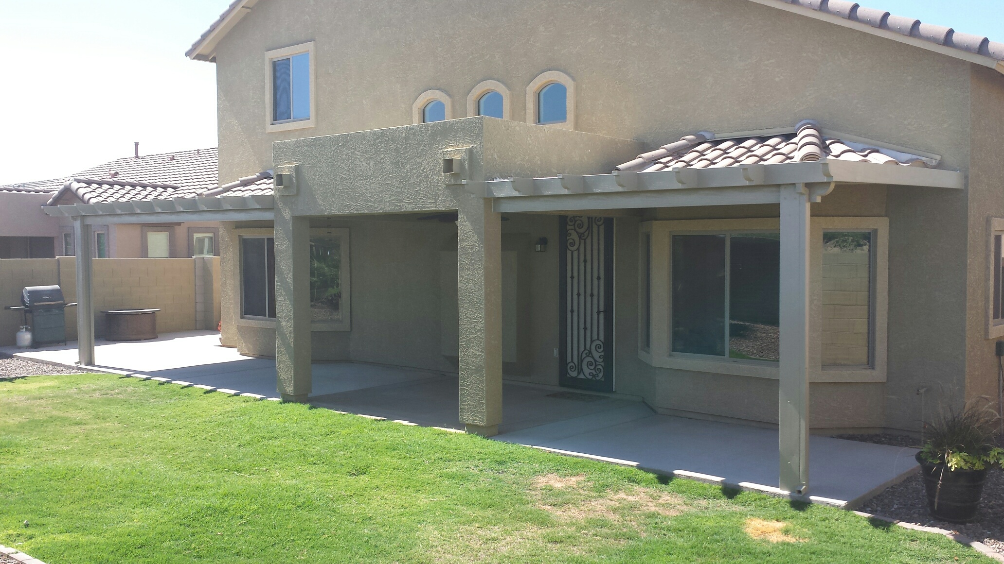 Alumawood Solid Patio Cover in Mesa, Arizona