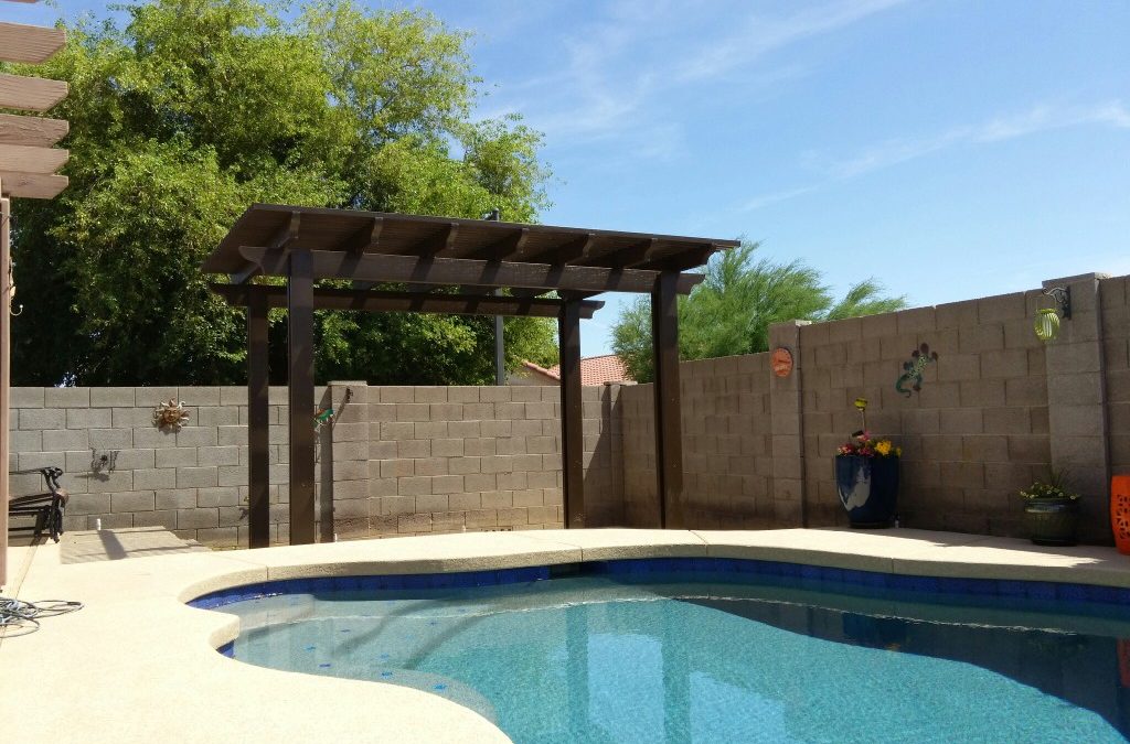 Project Pictures: Freestanding Alumawood Patio Covers in Mesa, AZ