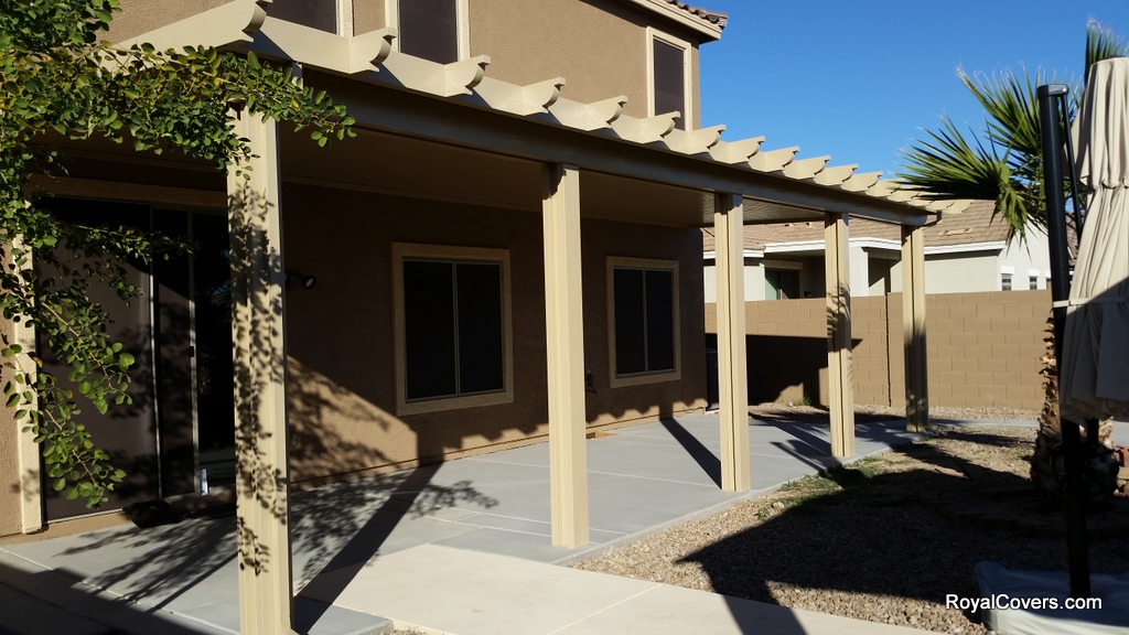 Project Pictures: Alumawood Solid Patio Cover Installed in Buckeye, AZ