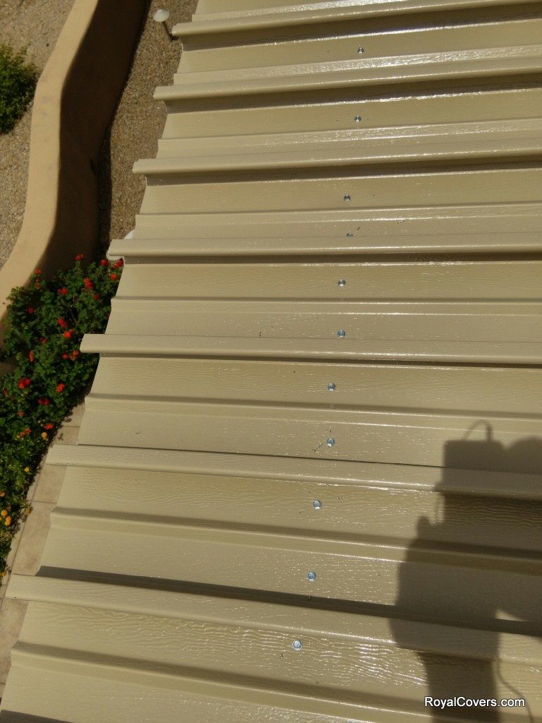 Patio cover installed by Royal Covers of Arizona - Alumawood installer Scottsdale, AZ.