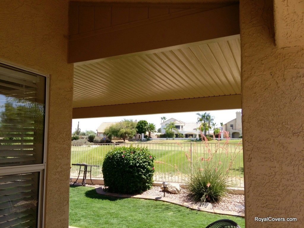 Arizona patio covers installed by Royal Covers of Arizona.