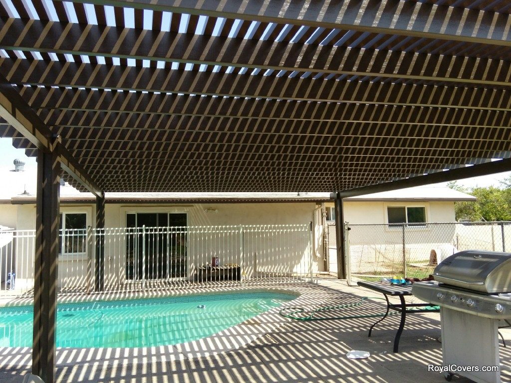 Alumawood pergola structure in Chandler, AZ 85224.