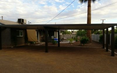Custom Aluminum Awnings for Covered Parking in Tempe, AZ