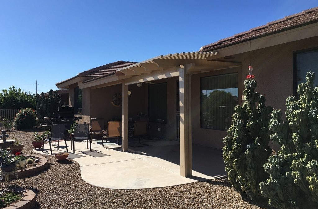 Alumawood Lattice Patio Cover in Mesa, AZ 85212