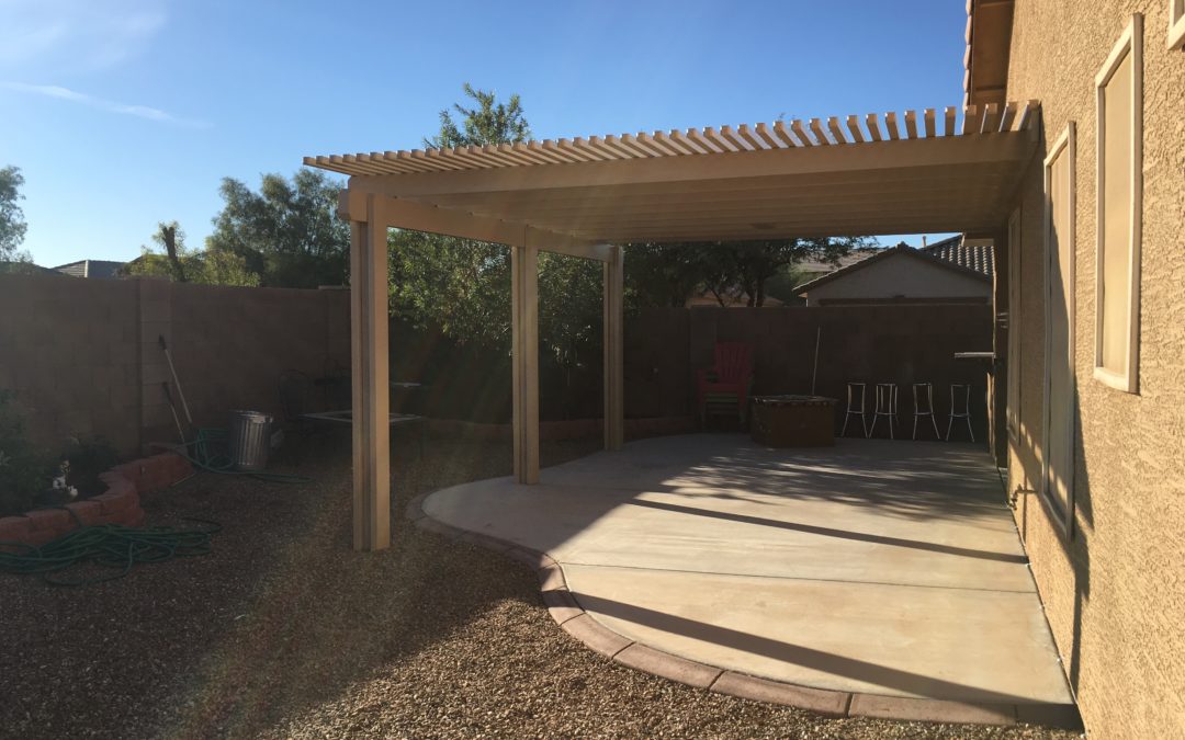 Alumawood Pergola Installed in Maricopa, AZ