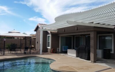 Home Patio Cover Extension By Pool in Mesa, AZ 85212