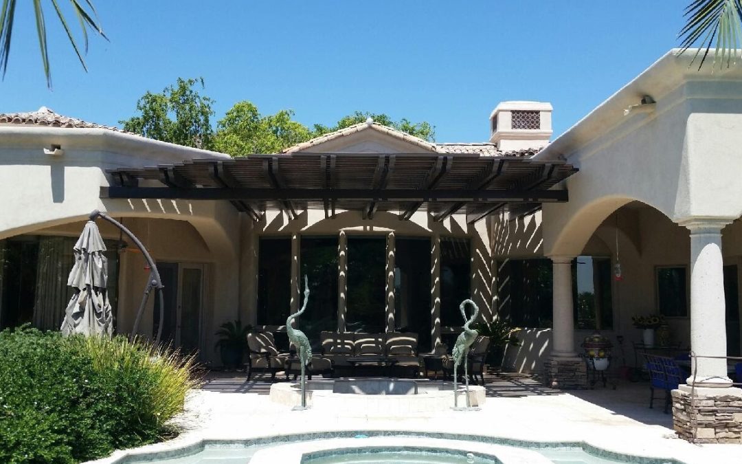 Custom Alumawood Lattice Patio Cover in Paradise Valley, AZ