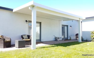 White Aluminum Pergola in Phoenix, AZ 85006