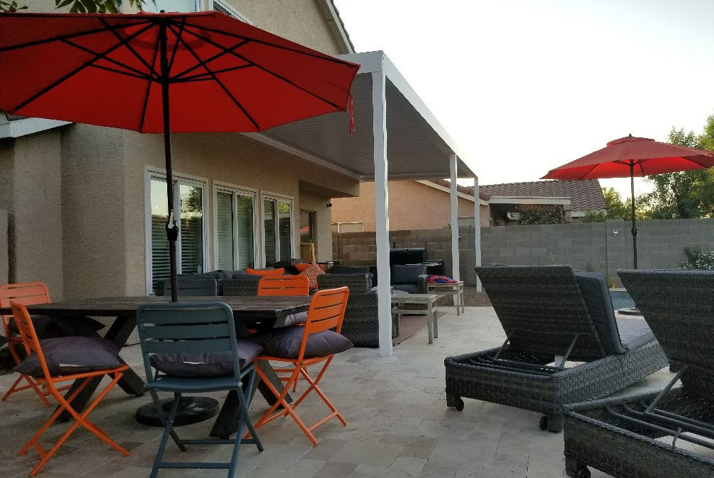Equinox Louvered Roof Project in Gilbert, Arizona