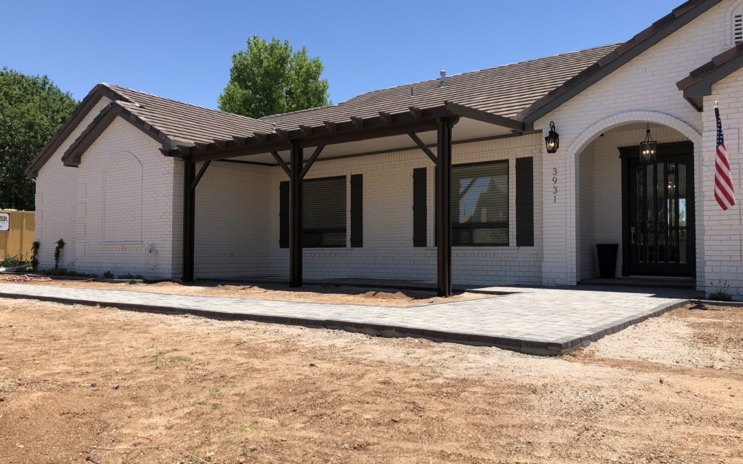 Alumawood Solid Patio Cover – Front of Home