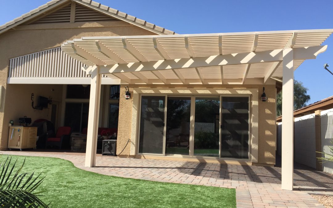 Alumawood Patio Cover Over New Pavers