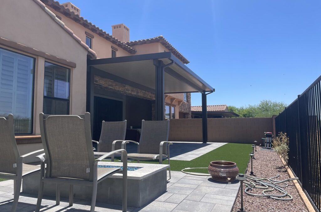 Two Tone Alumawood Patio Cover Extension