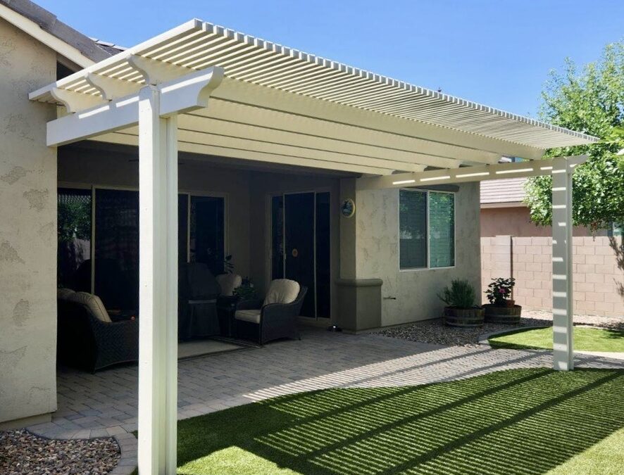 Alumawood Lattice Patio Shade Extension