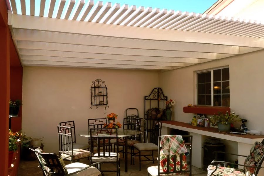 Attaching the Patio Cover to the Wall of the House