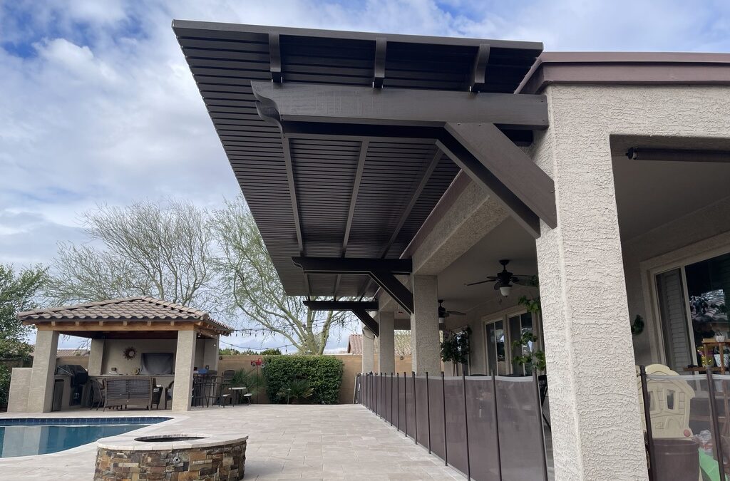 Alumawood Shade Structure With No Posts