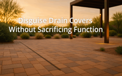 How to Disguise Drain Covers in Your Patio Without Compromising Drainage