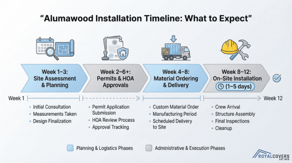 How Long Alumawood Installation Takes in Phoenix