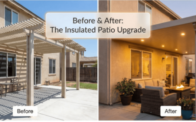 Upgrading to an Insulated Ceiling with Built-In Lighting in Alumawood Patio Covers