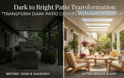 How to Combine Alumawood Patio Covers with Rolling Shades or Retractable Screens