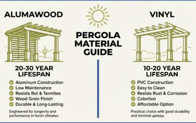 Alumawood vs Vinyl Pergola: Which is Better?