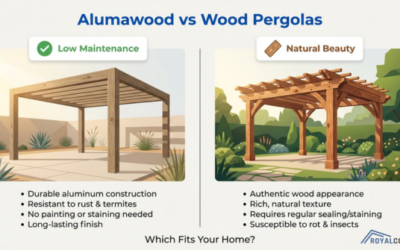 What Should You Know About Alumawood Pergola Kits vs. Wood Pergolas?