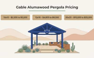 What Does a Gable Alumawood Pergola Cost?