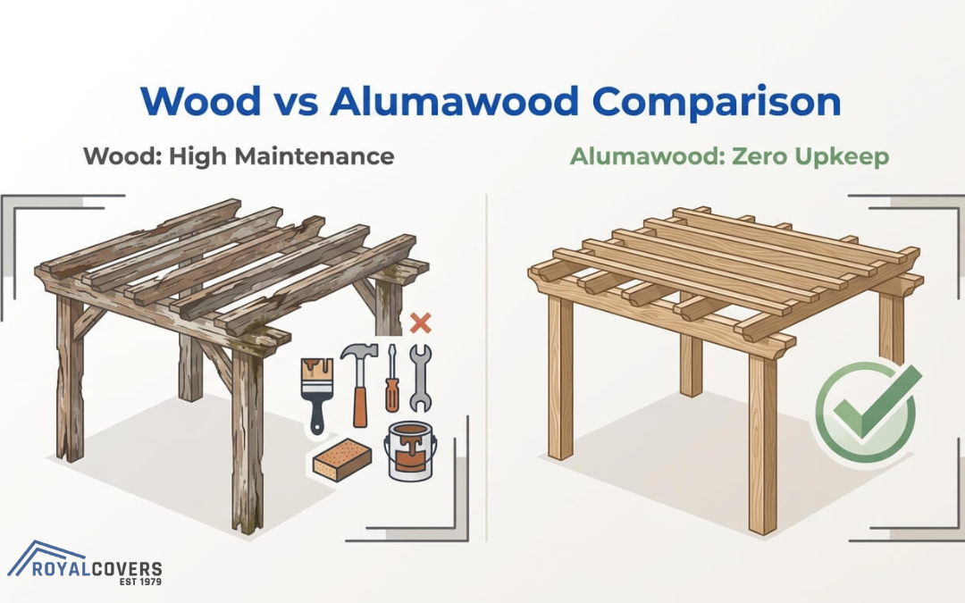 Wood Pergola Alternatives: Alumawood & More