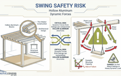 Attaching a Swing to Alumawood Pergola: Is It Safe?